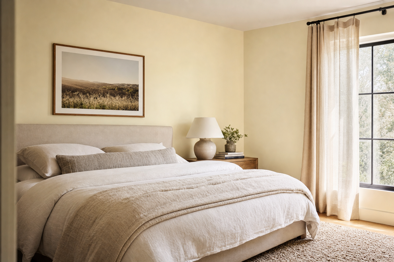 Pontoon White by Valspar on interiors