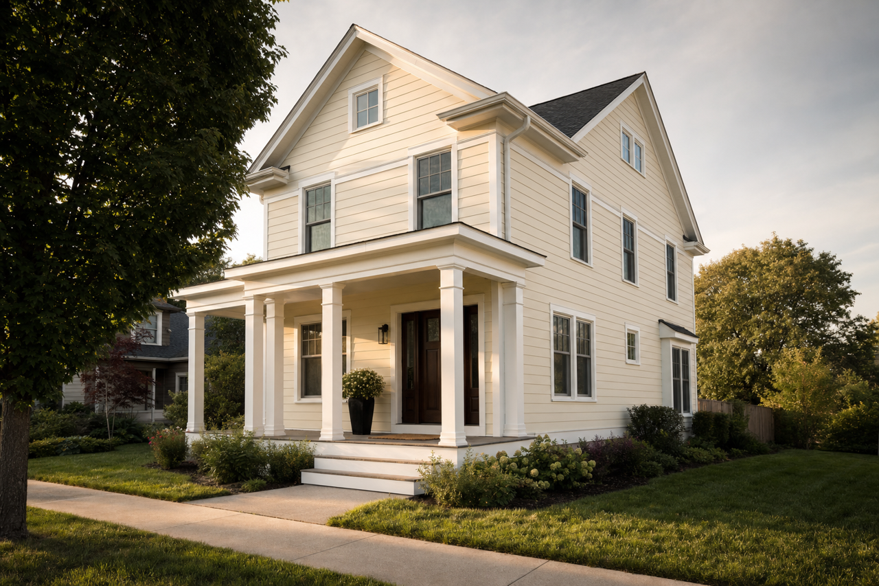 Presidential White by Valspar on exterior