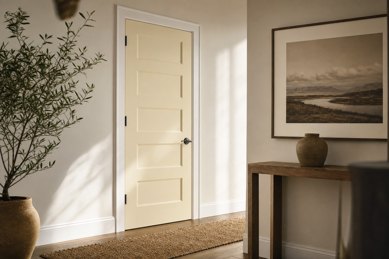 Presidential White by Valspar on interior-doors