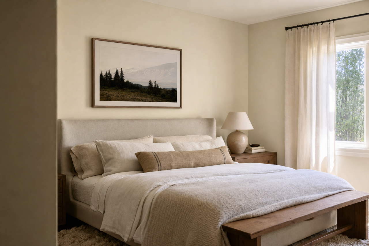 Summer Gray by Valspar on interiors