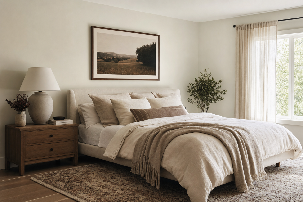 Blizzard Fog by Valspar on interiors