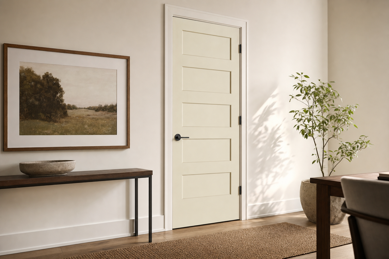 Mineral Ash by Valspar on interior-doors