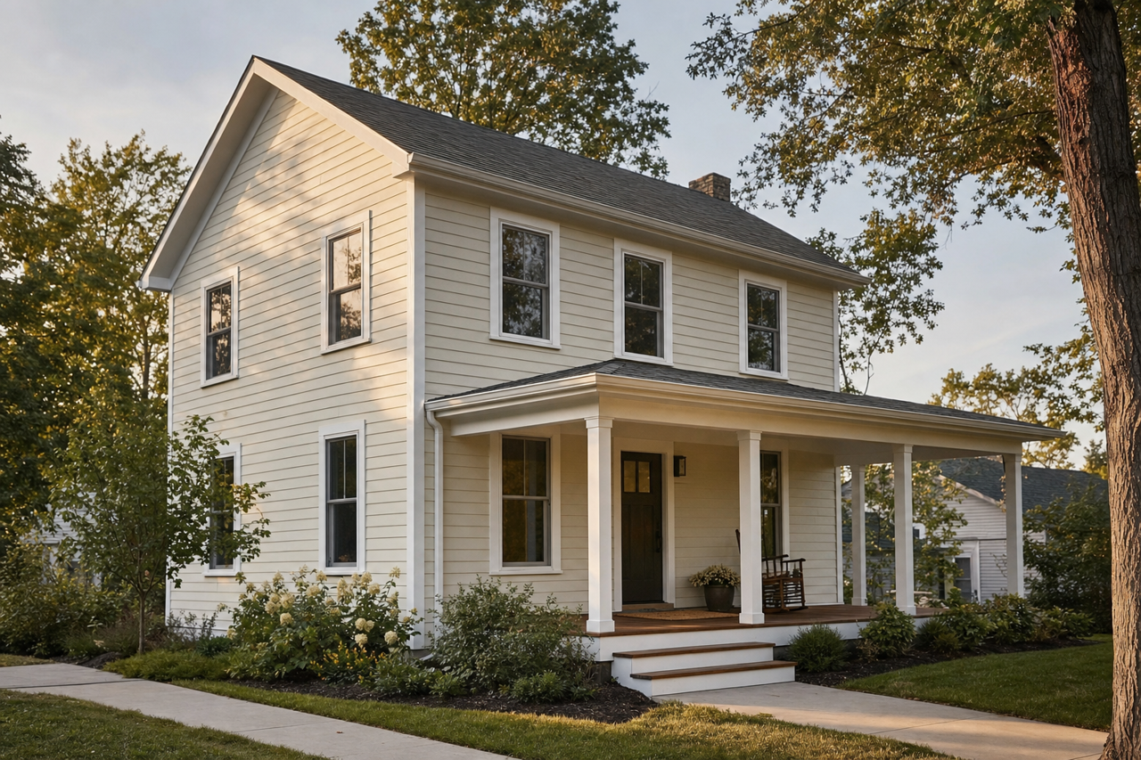 Silver Splendor by Valspar on exterior