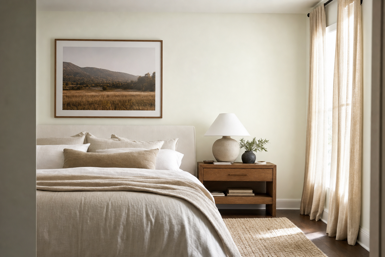 Ultra White by Valspar on interiors