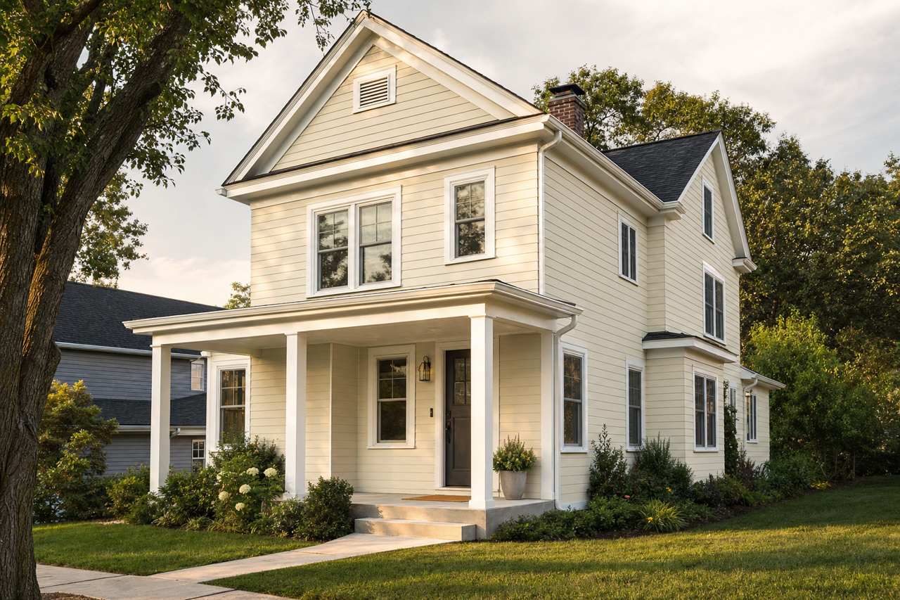 City Steam by Valspar on exterior