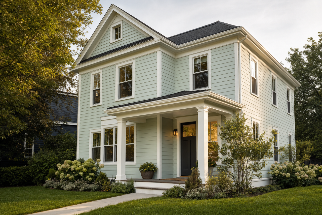 Swept Away by Benjamin Moore on exterior
