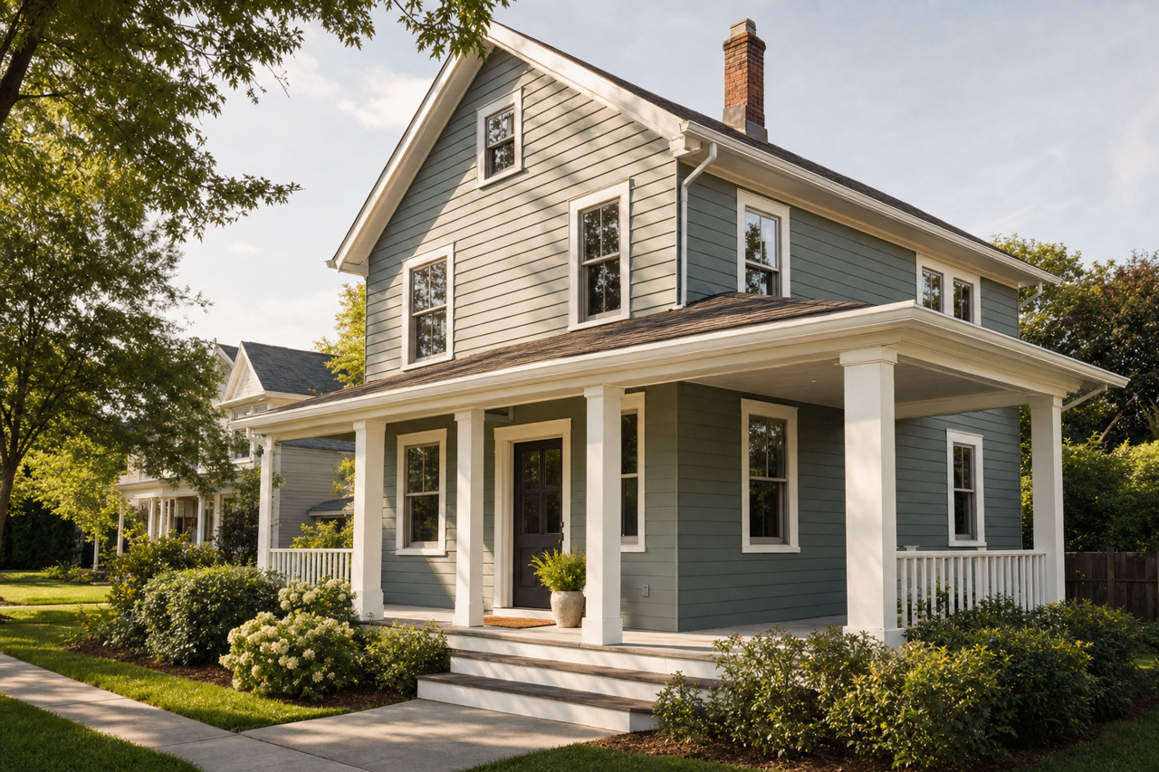 Sioux by Benjamin Moore on exterior