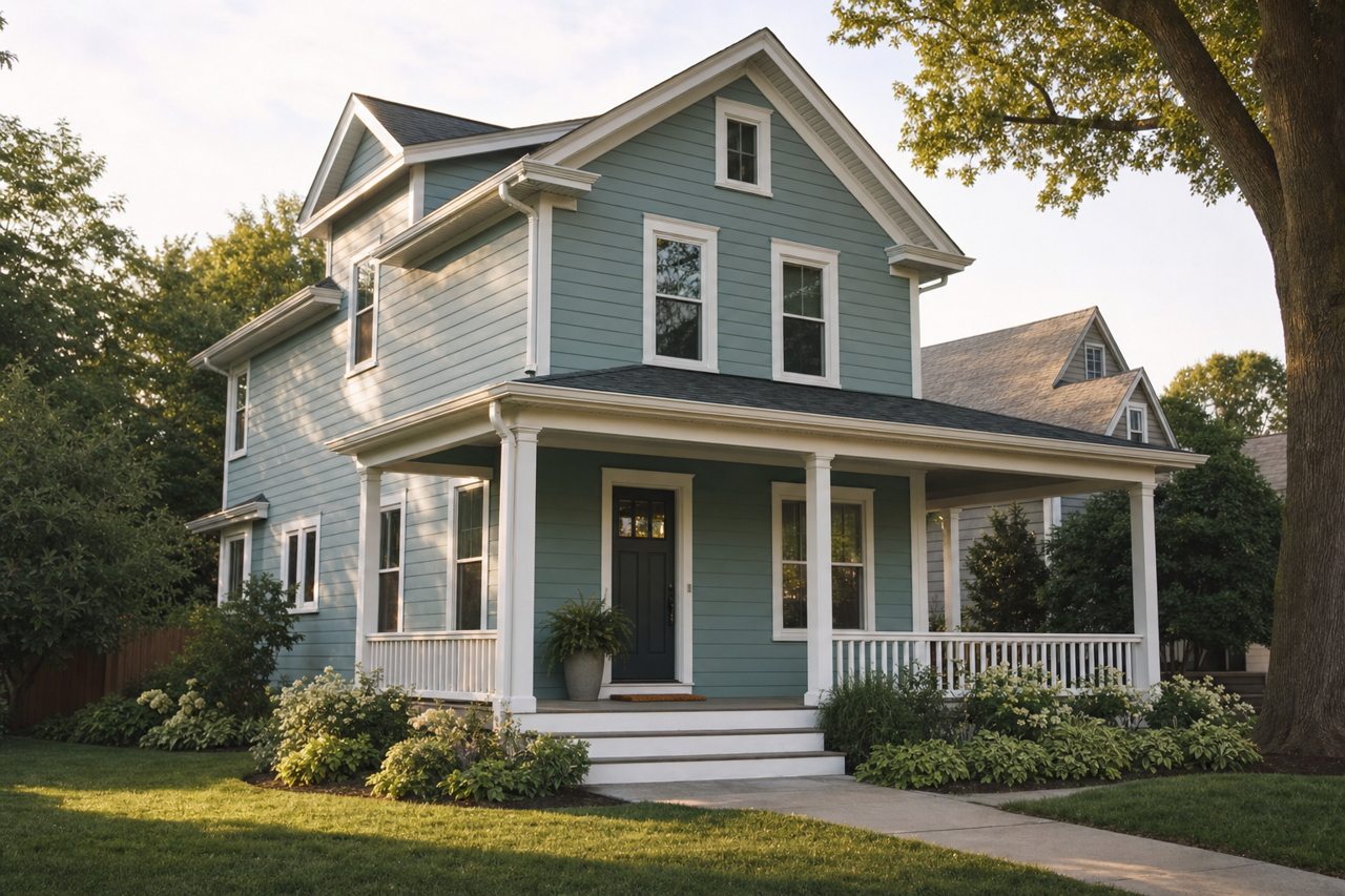 Boca by Benjamin Moore on exterior