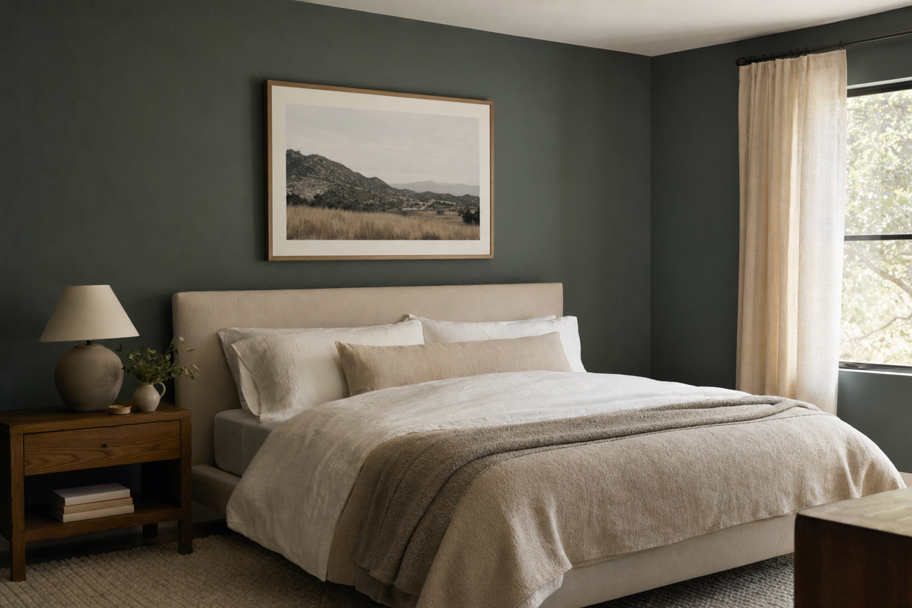 Hidden Falls by Benjamin Moore on interiors