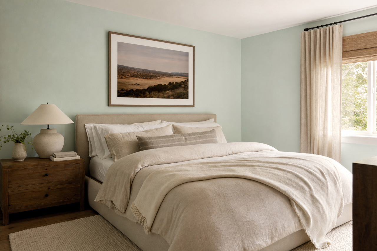 In Your Eyes by Benjamin Moore on interiors