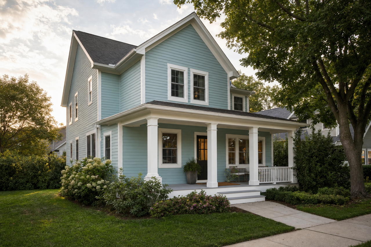 Paradiso by Benjamin Moore on exterior