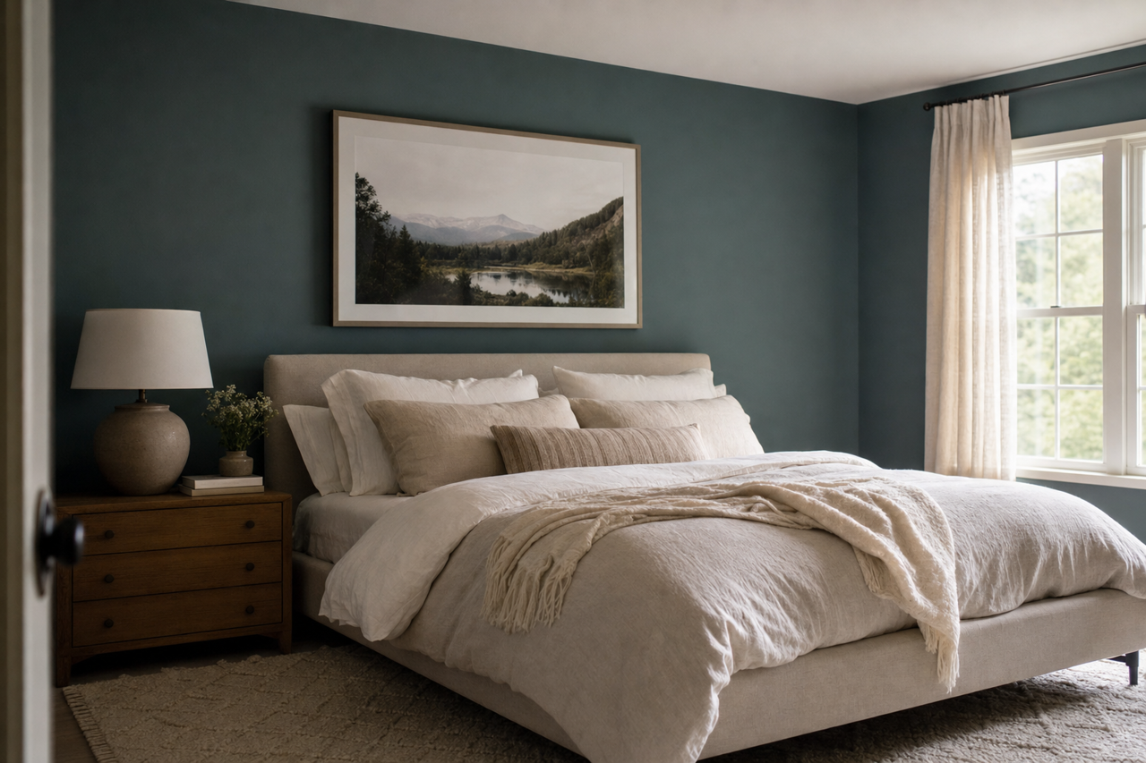 Vanderberg by Benjamin Moore on interiors