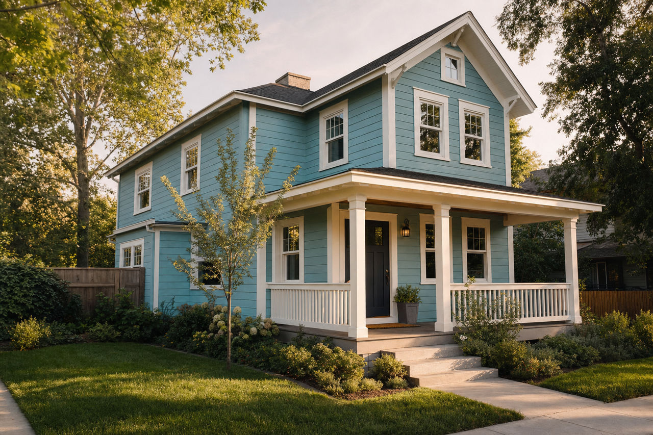 Seaside Resort by Benjamin Moore on exterior