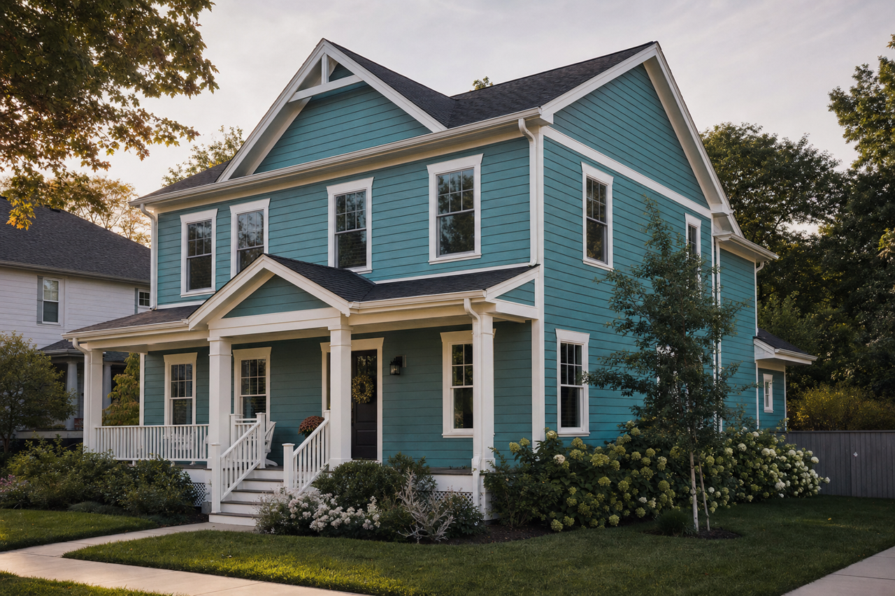 Rendezvous by Benjamin Moore on exterior