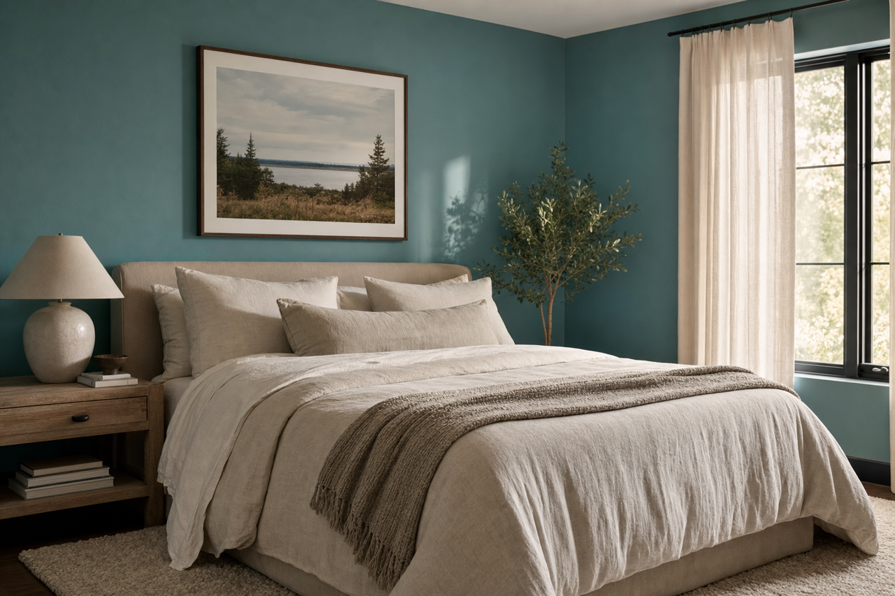 Rendezvous by Benjamin Moore on interiors