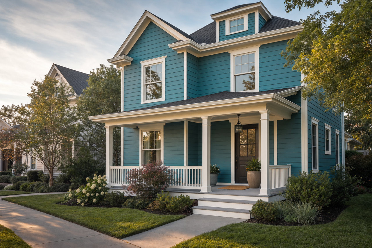 Calypso by Benjamin Moore on exterior