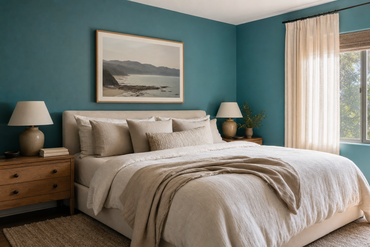 Calypso by Benjamin Moore on interiors