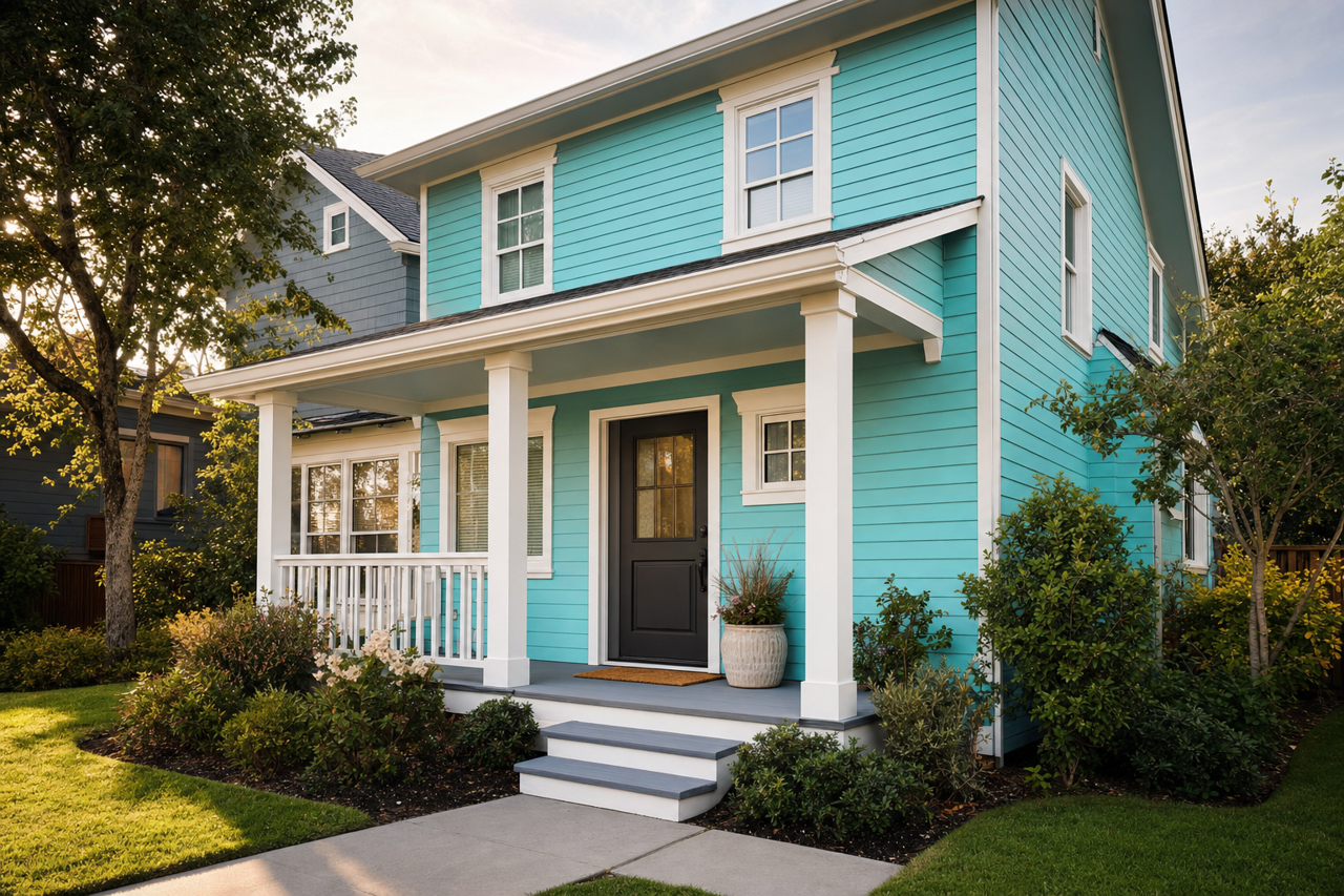 Burbank by Benjamin Moore on exterior