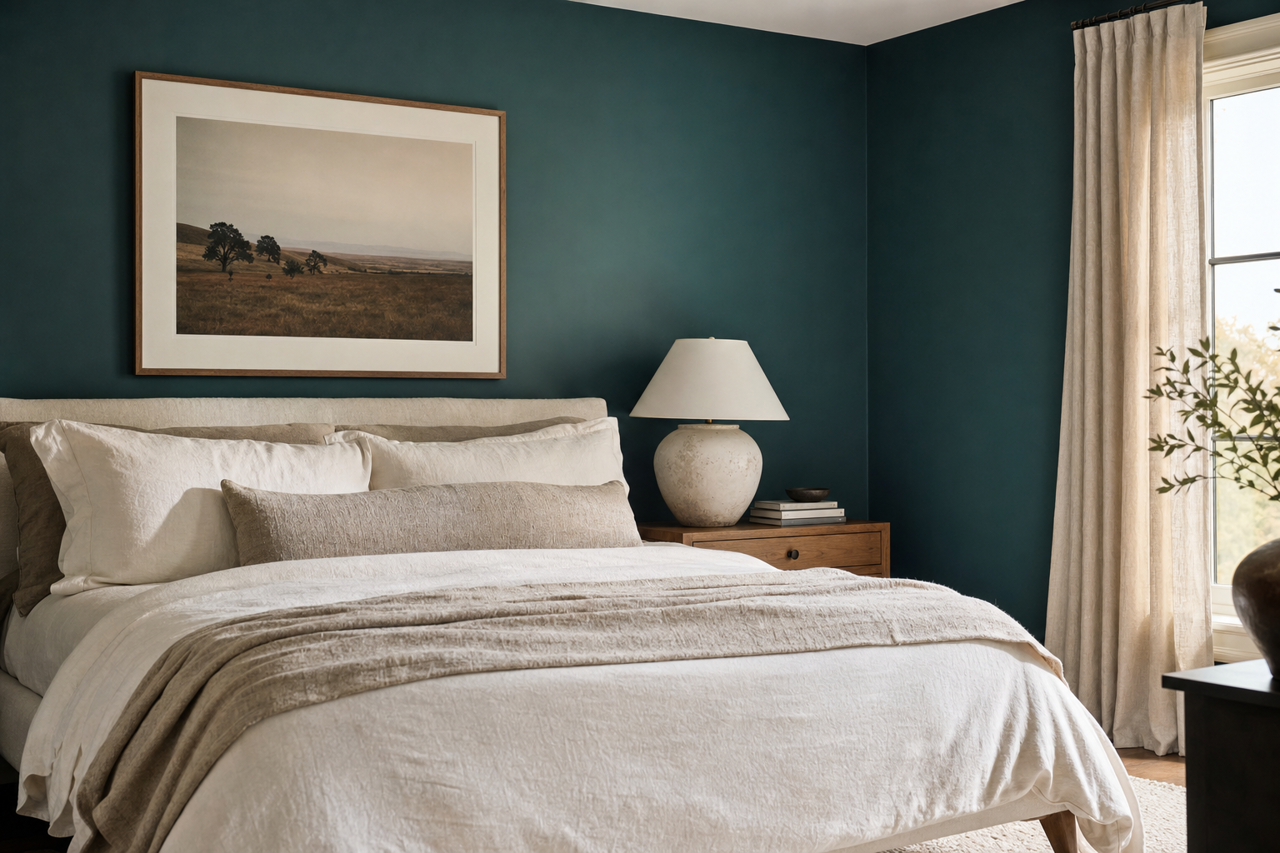 Deep by Benjamin Moore on interiors