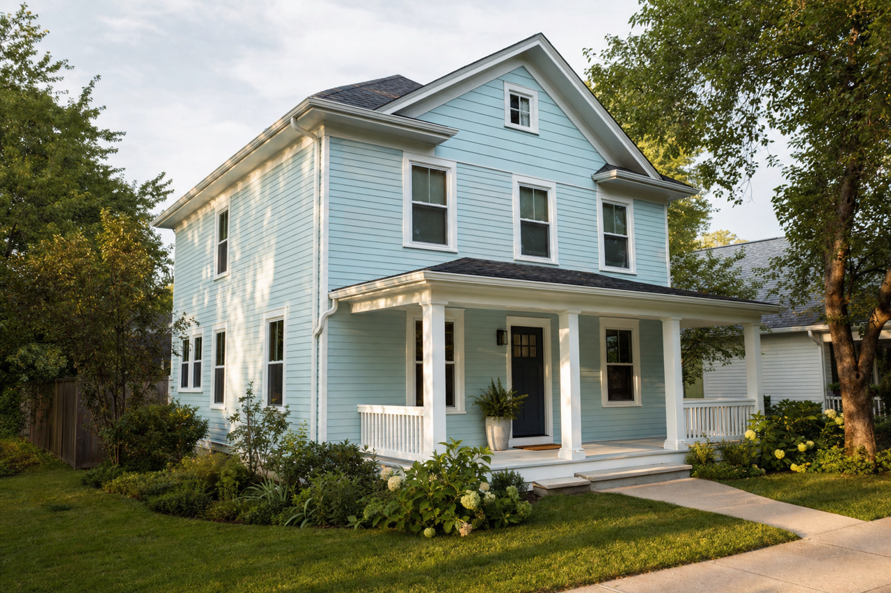 Picture by Benjamin Moore on exterior