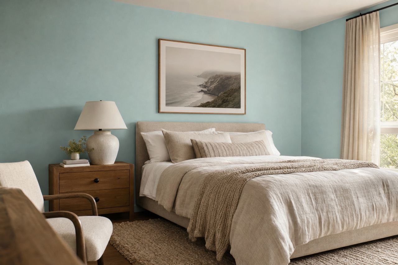 Picture by Benjamin Moore on interiors