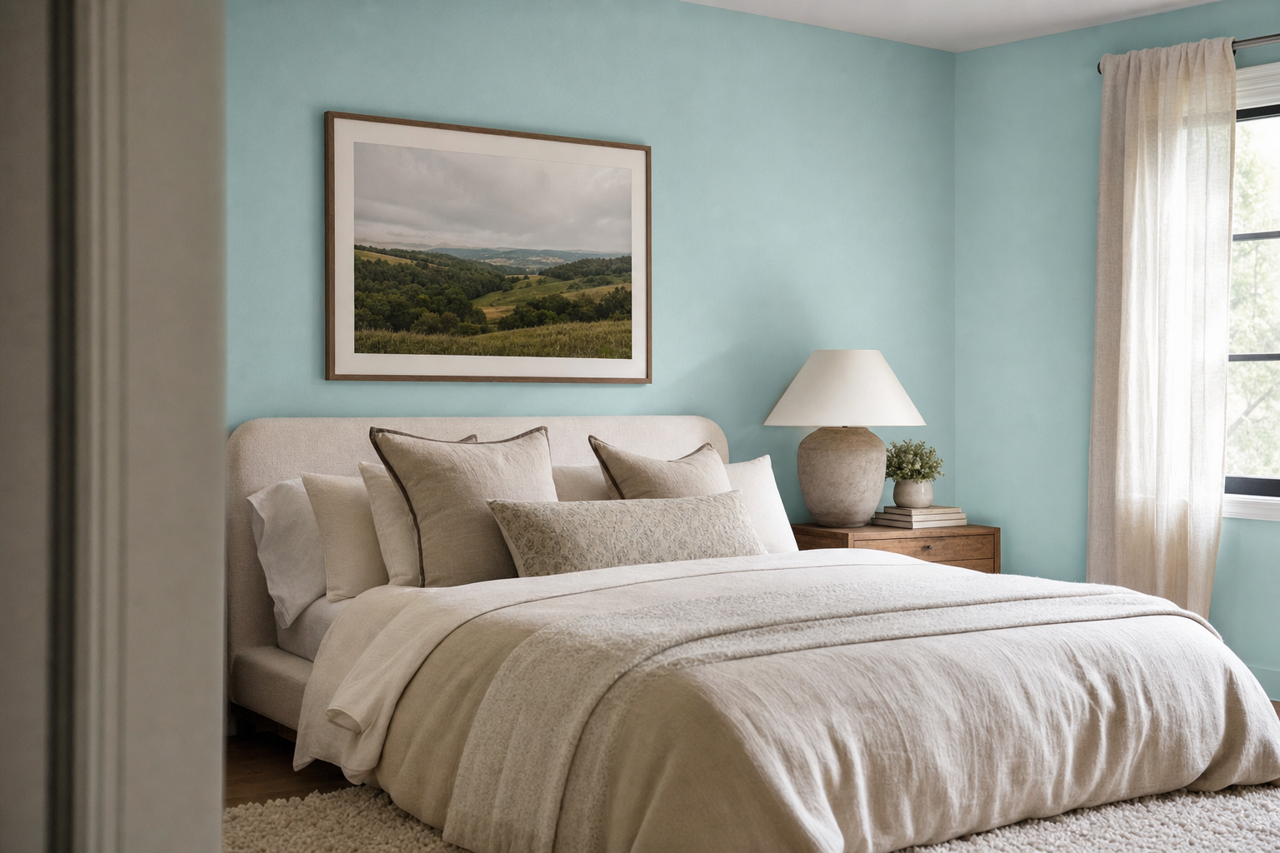 Seabrook by Benjamin Moore on interiors