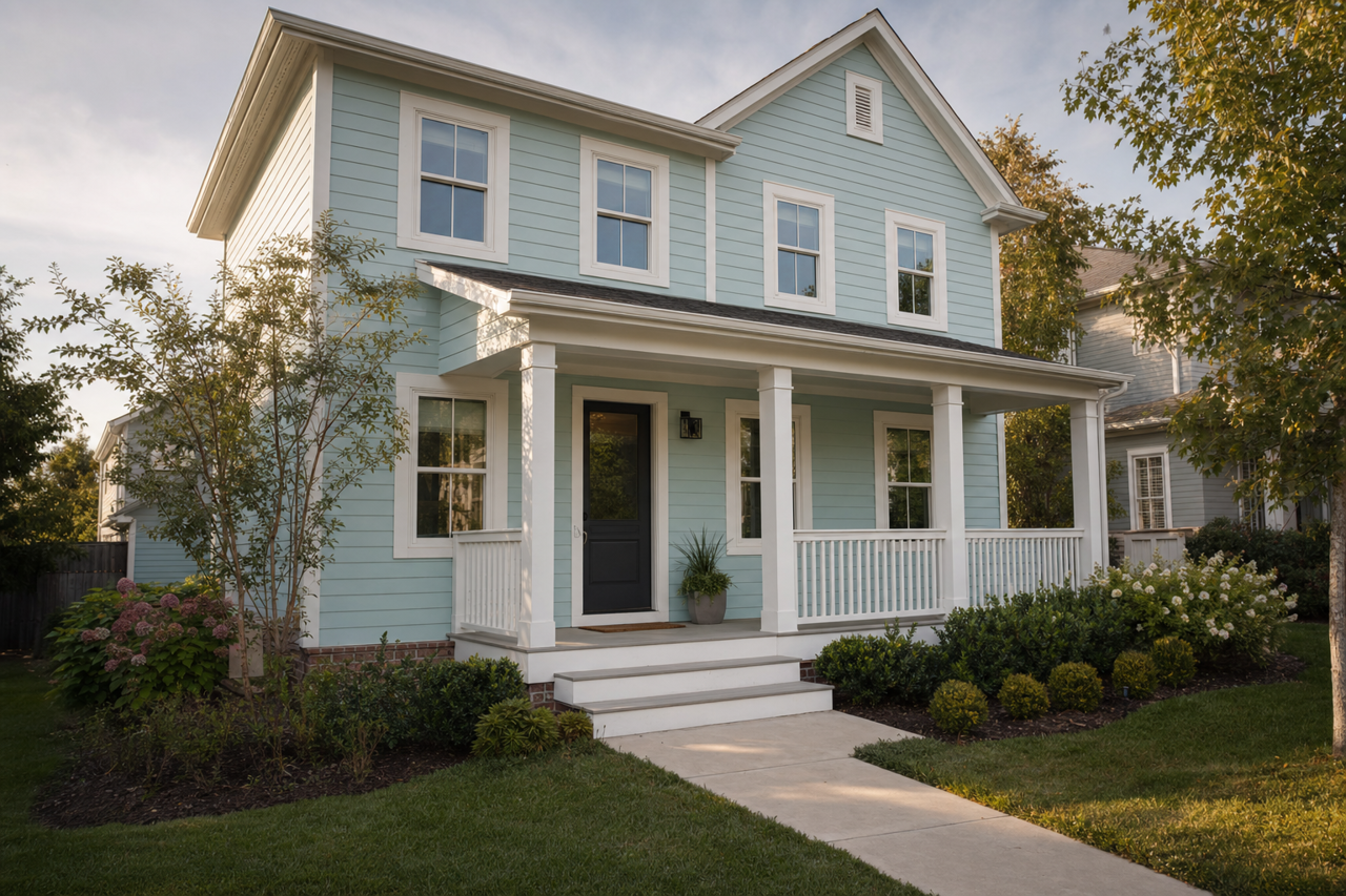 Sea Isle by Benjamin Moore on exterior