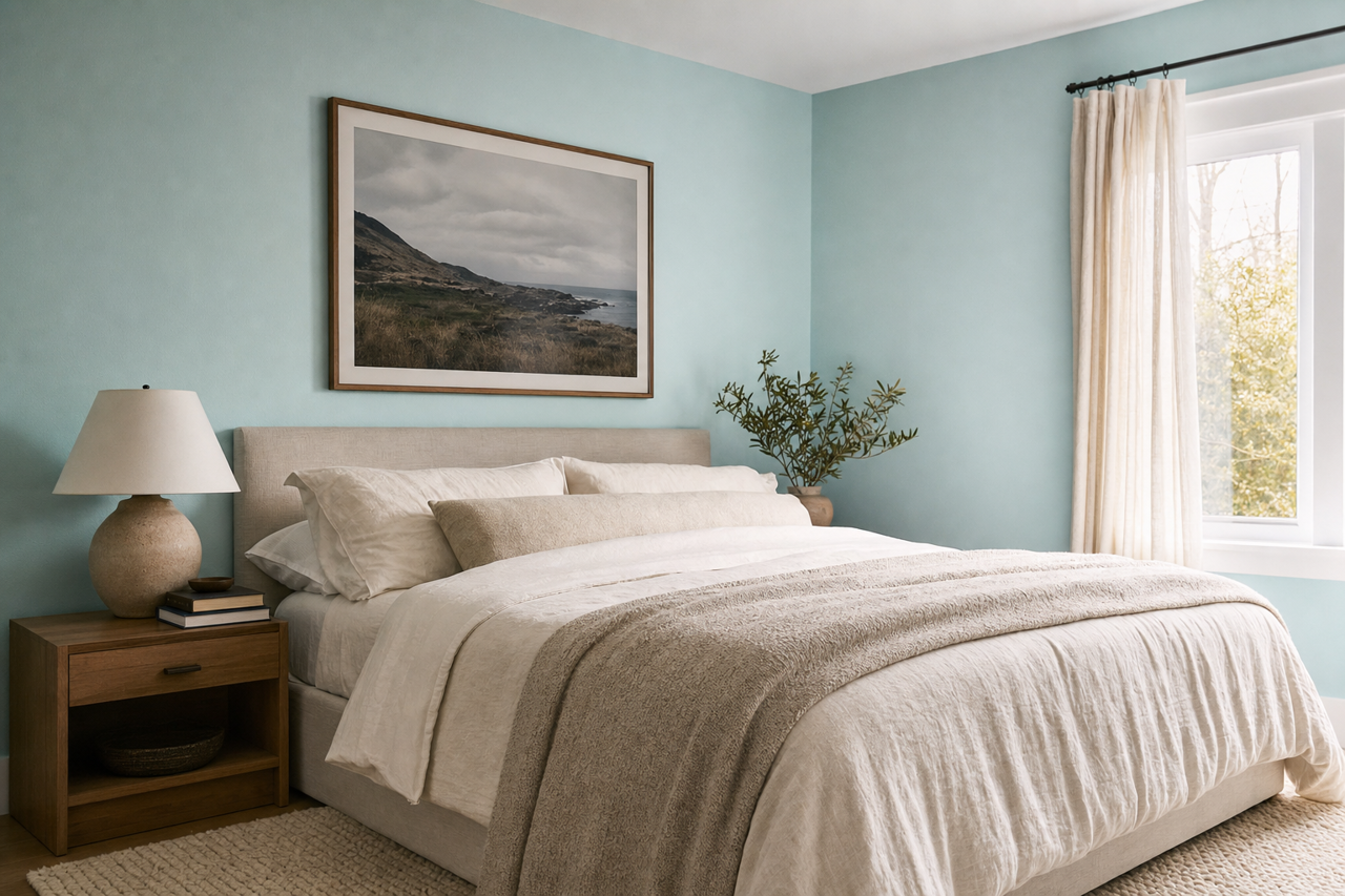 Sea Isle by Benjamin Moore on interiors