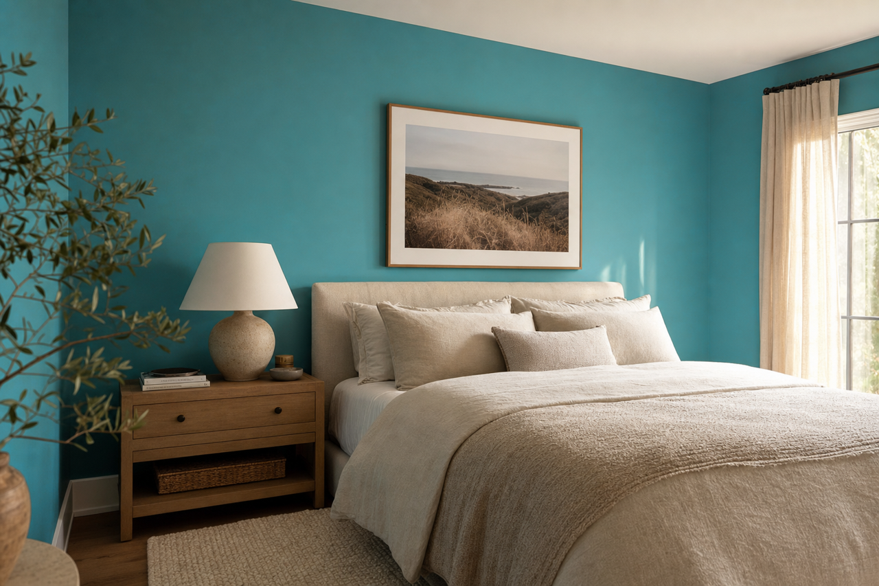 Wilmington Spruce by Benjamin Moore on interiors