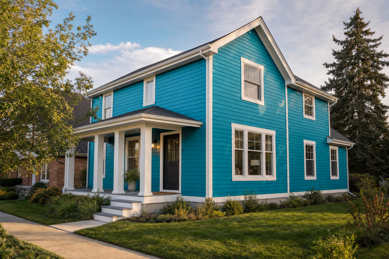 Pacific Palisades by Benjamin Moore on exterior