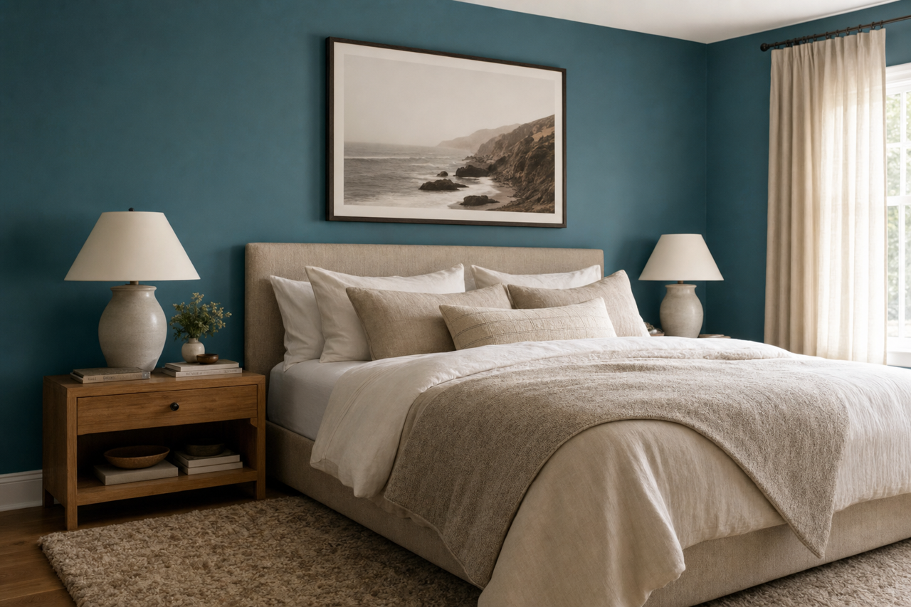 Coat of Arms by Benjamin Moore on interiors