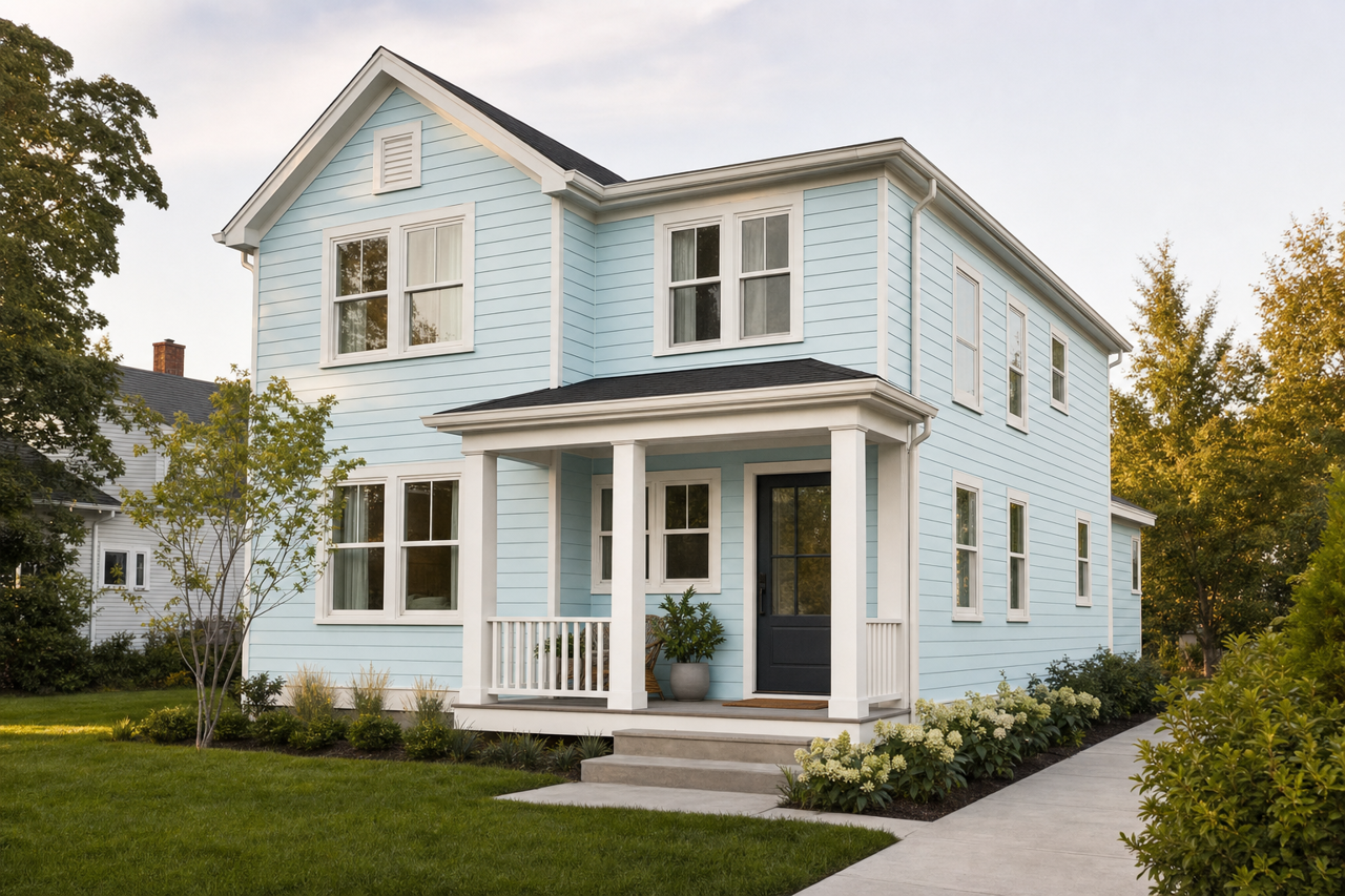 Crystal by Benjamin Moore on exterior