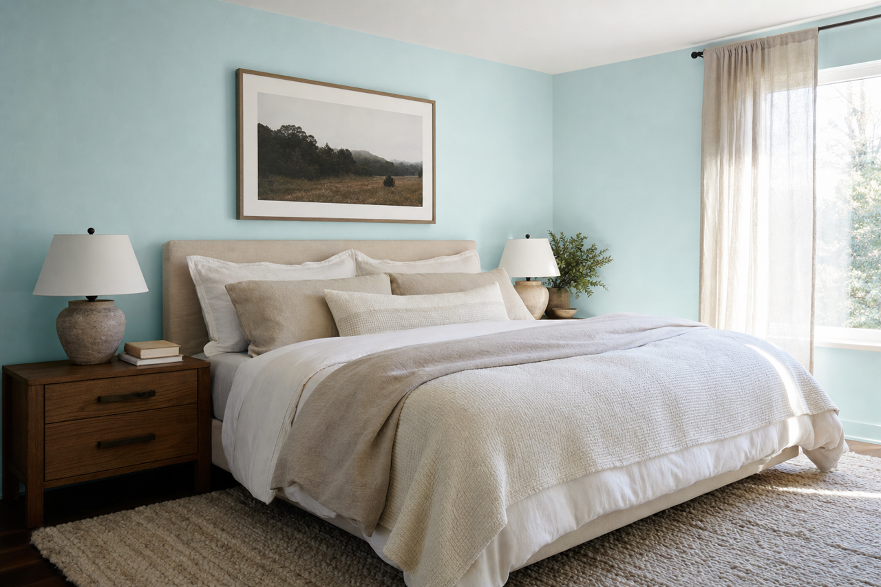 Crystal by Benjamin Moore on interiors