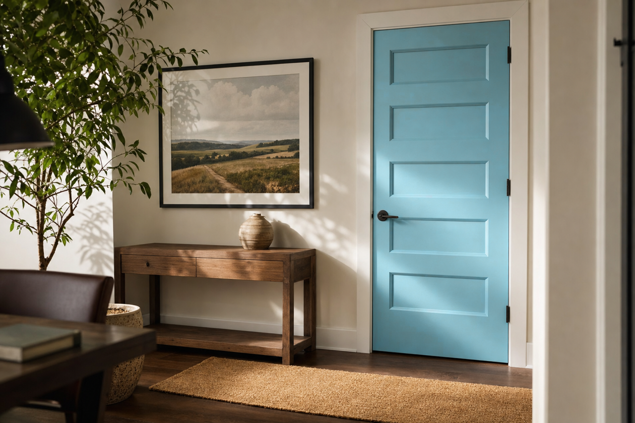 Graceful by Benjamin Moore on interior-doors