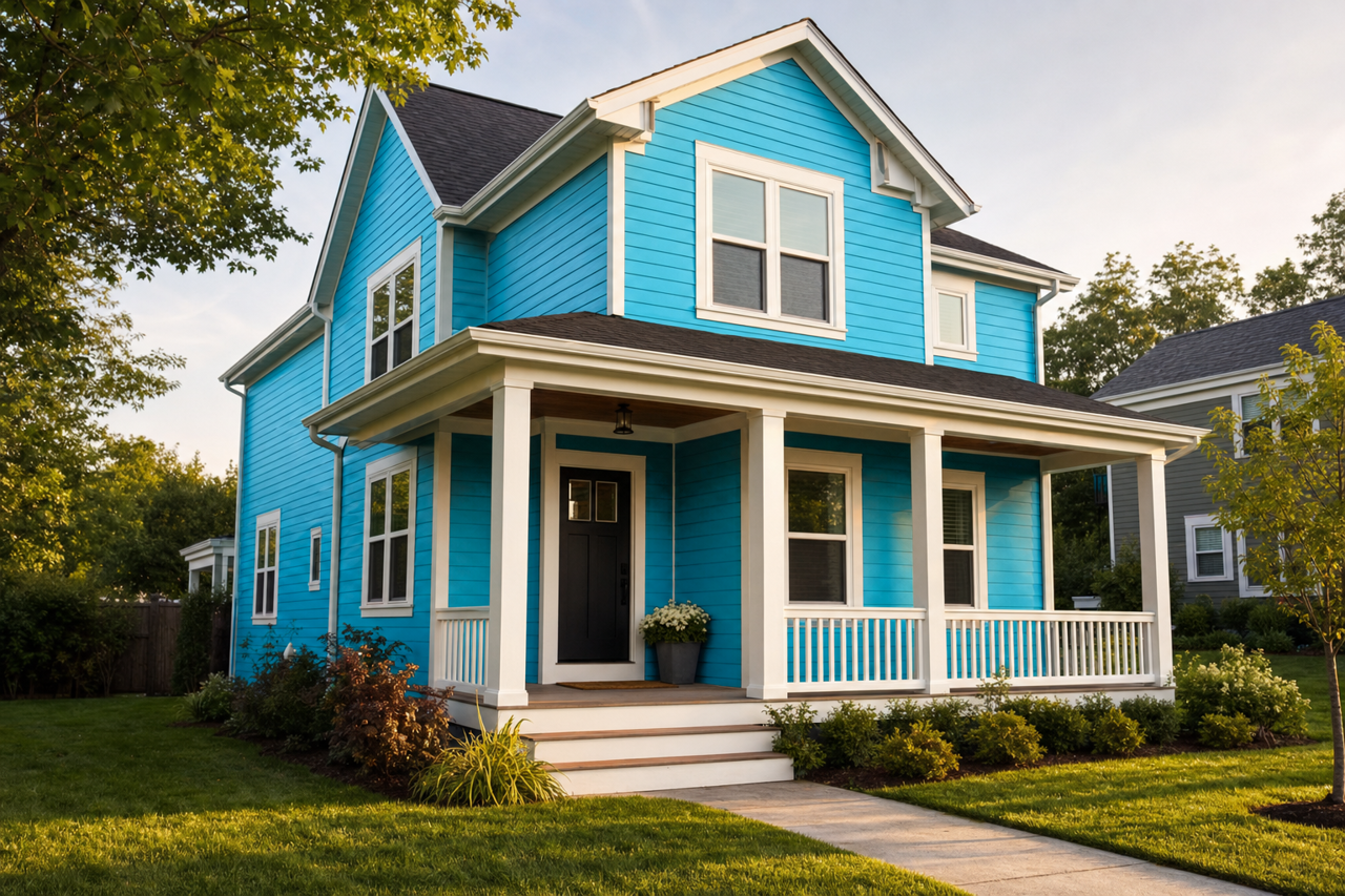 Dream I Can Fly by Benjamin Moore on exterior