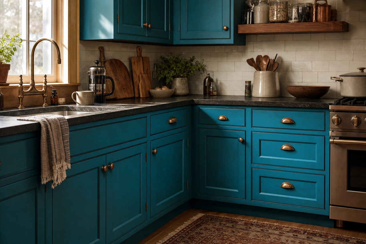 Americana by Benjamin Moore on cabinets