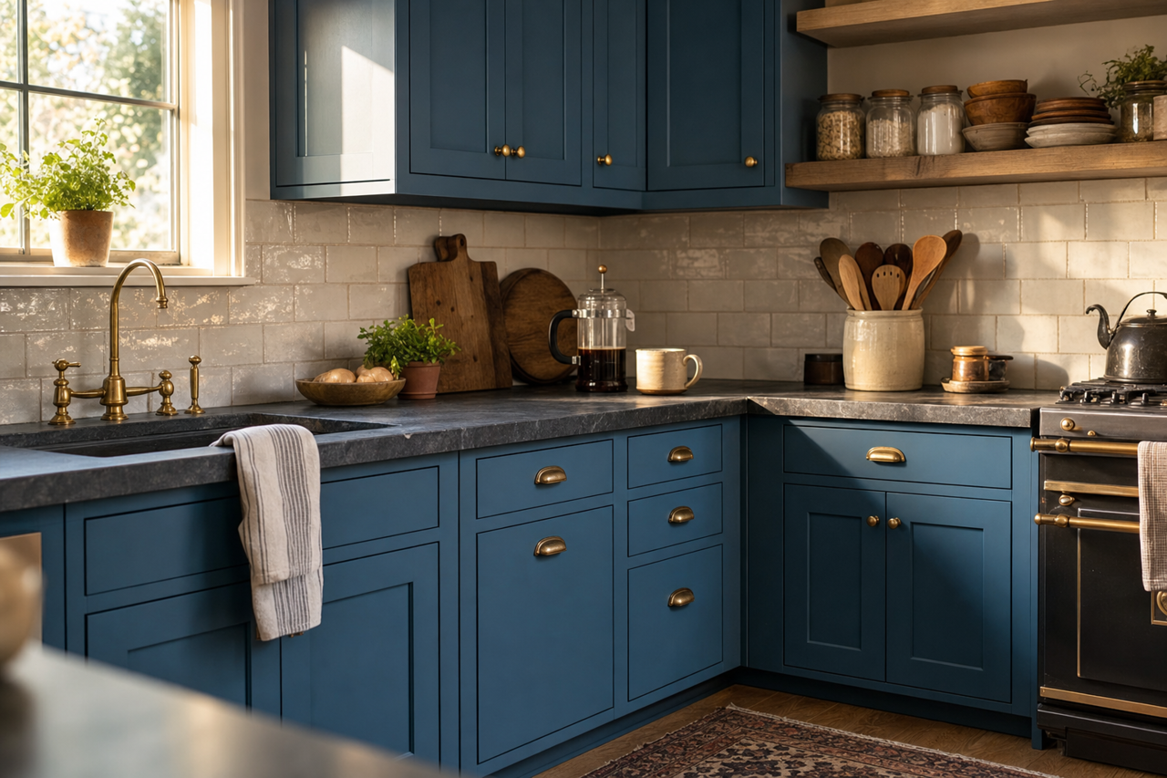 Summer by Benjamin Moore on cabinets