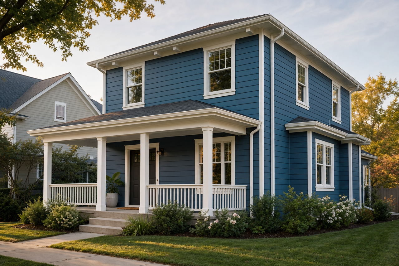 Summer by Benjamin Moore on exterior