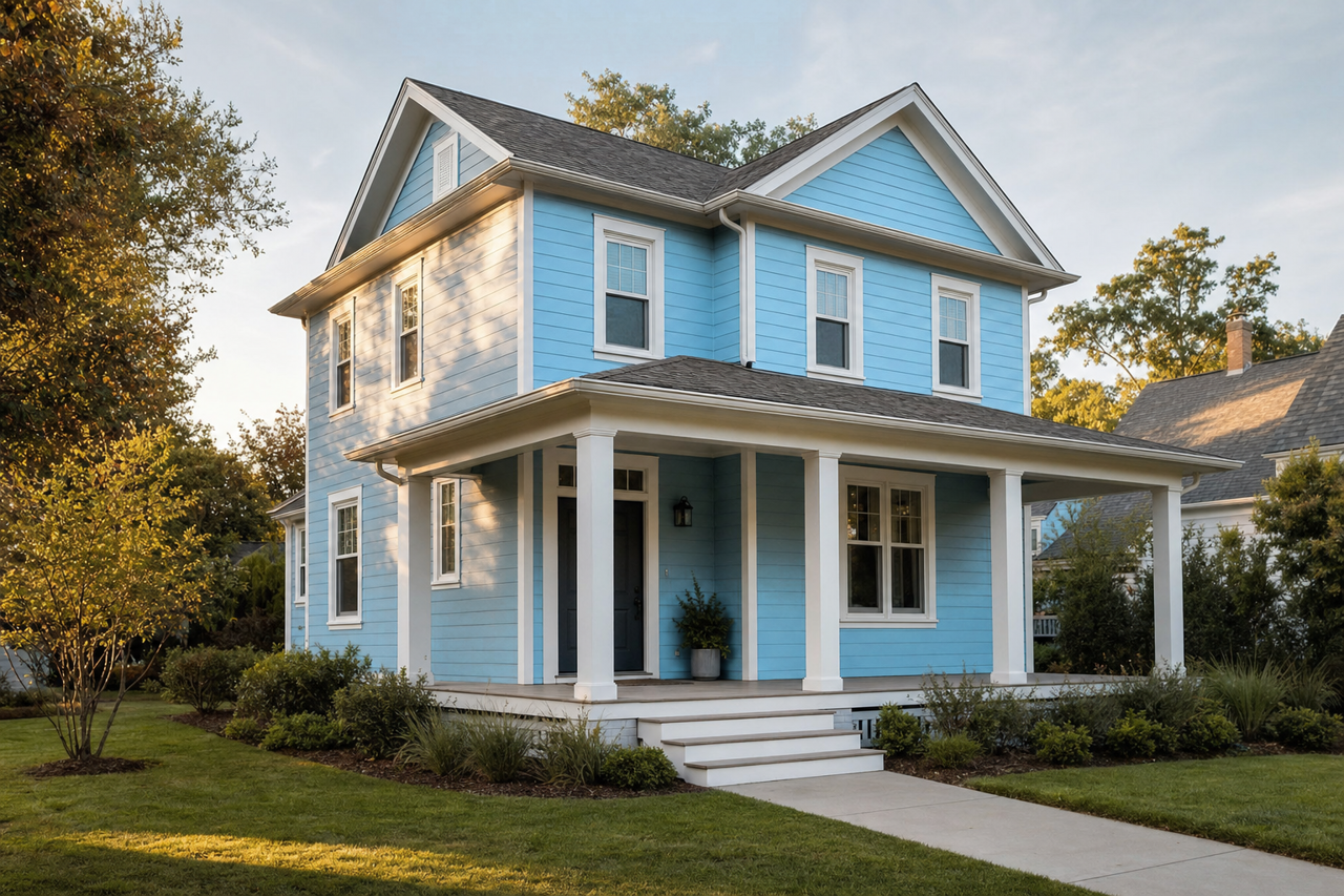 St. by Benjamin Moore on exterior