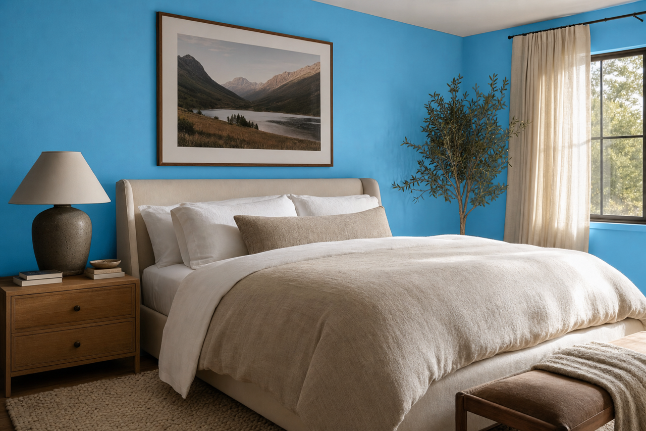 Lake by Benjamin Moore on interiors