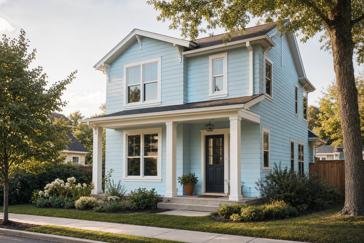Morning by Benjamin Moore on exterior