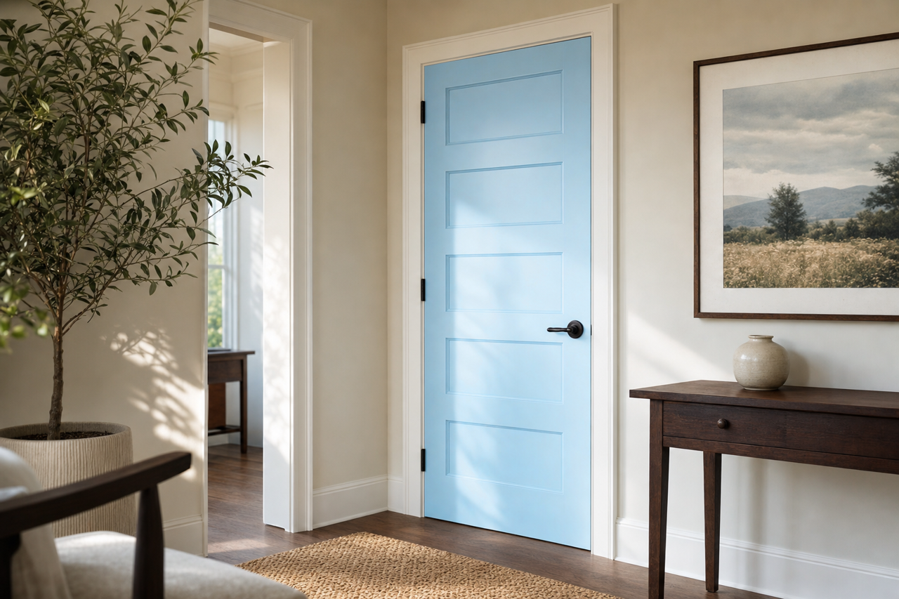 Highland by Benjamin Moore on interior-doors