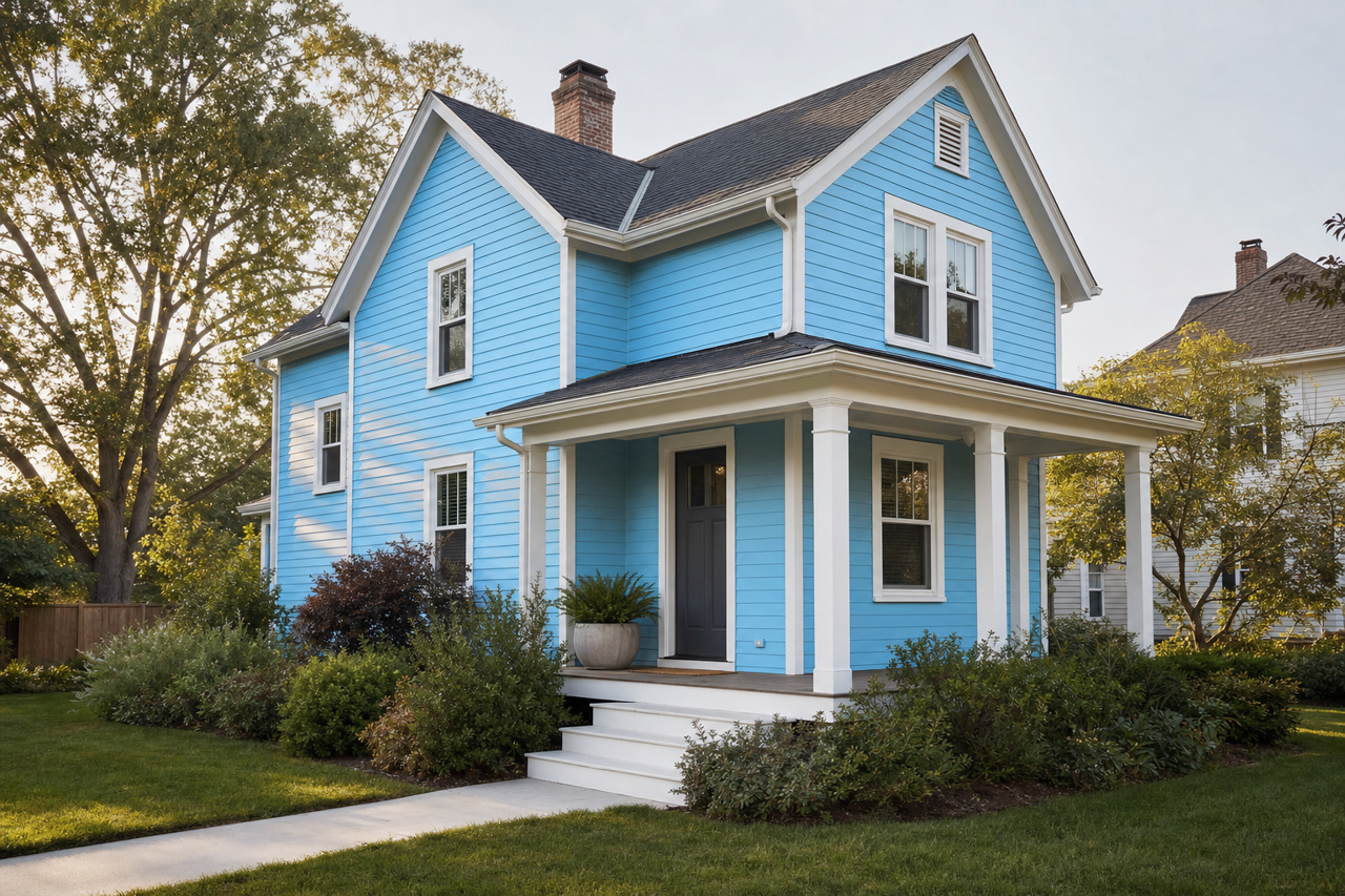 Sea to Shinning Sea by Benjamin Moore on exterior