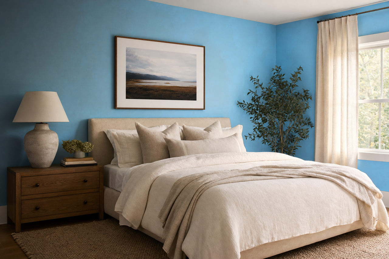 Sea to Shinning Sea by Benjamin Moore on interiors