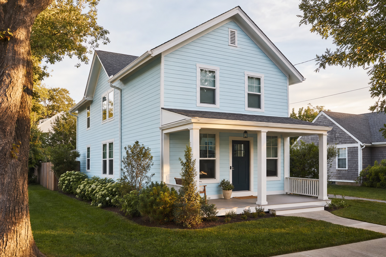 Mystical by Benjamin Moore on exterior