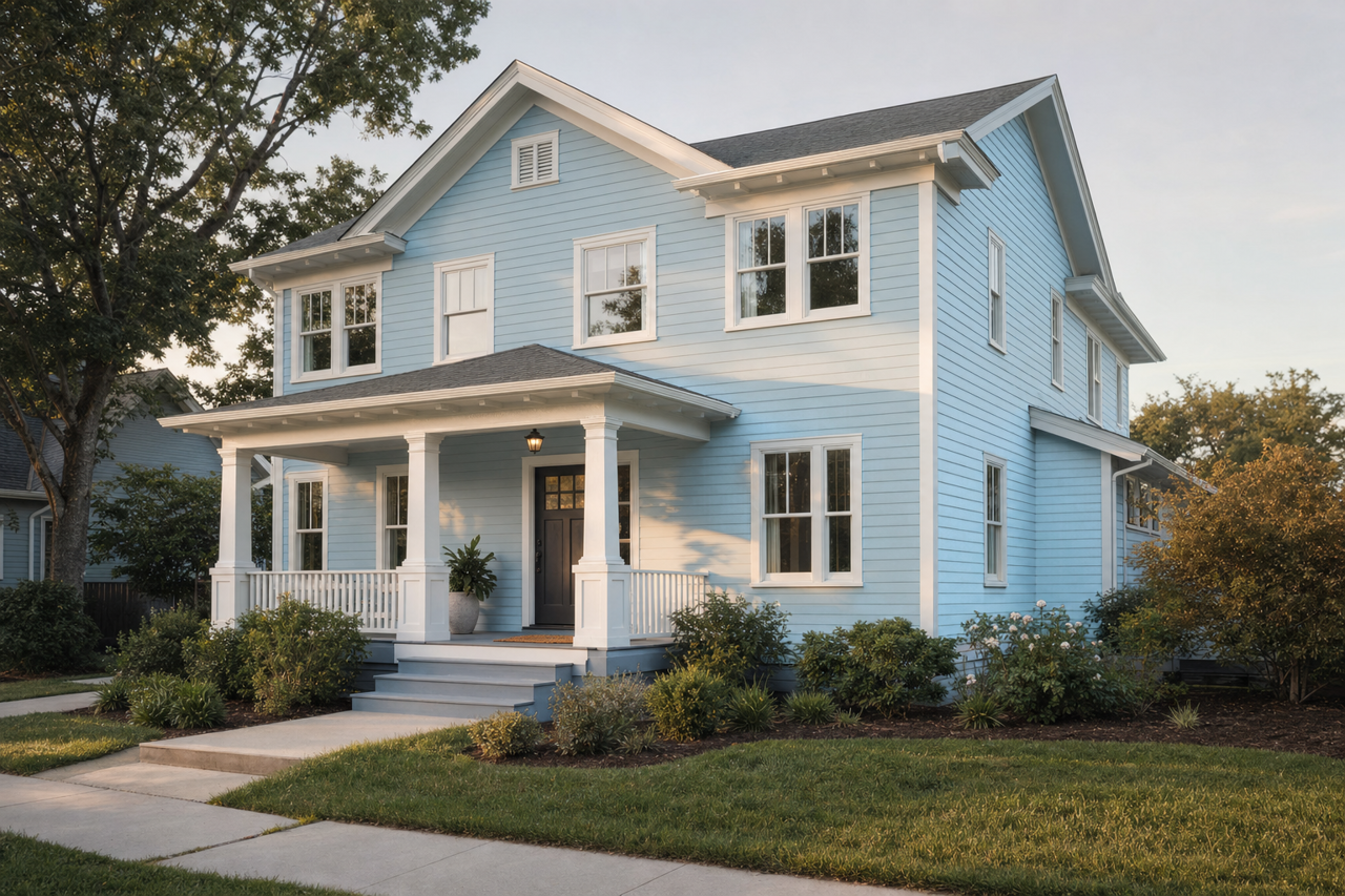 Palatial by Benjamin Moore on exterior