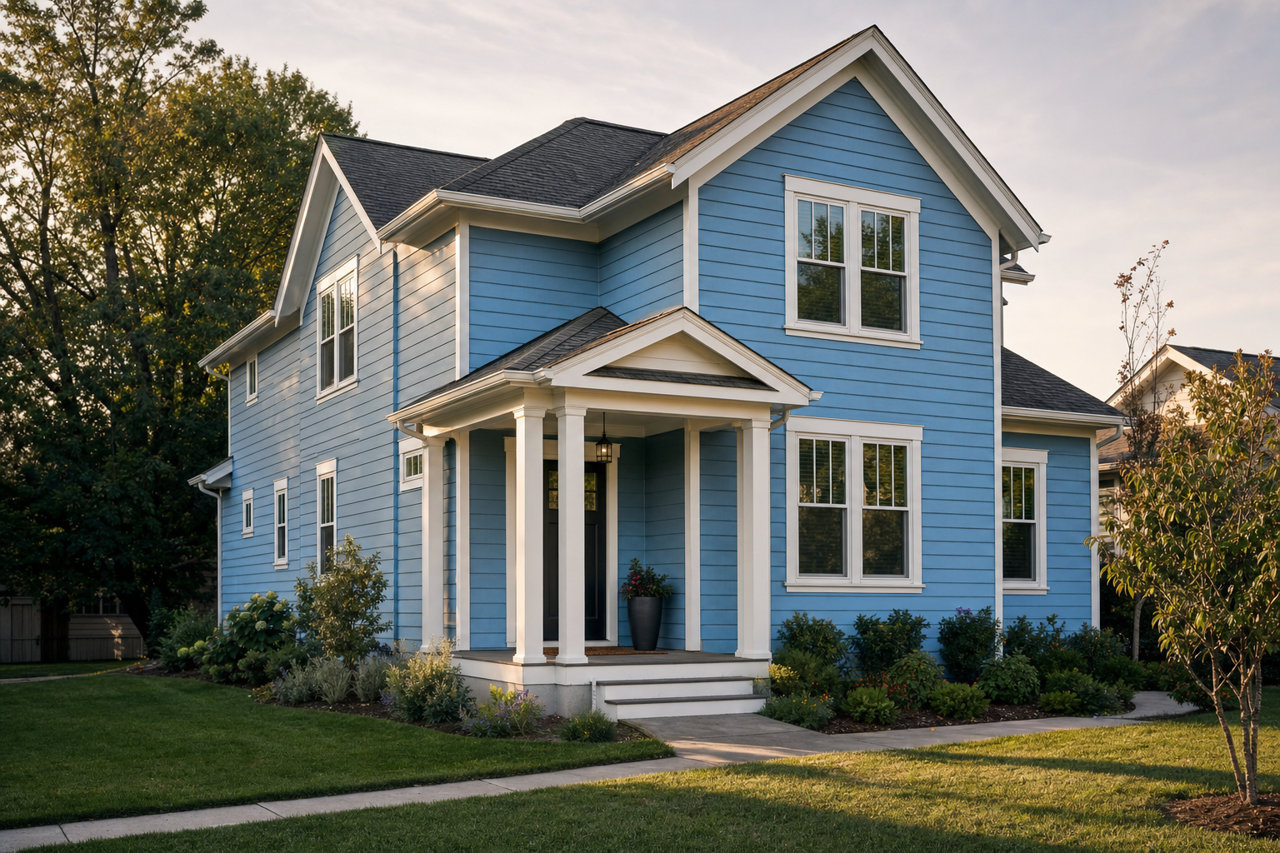 Lazy by Benjamin Moore on exterior