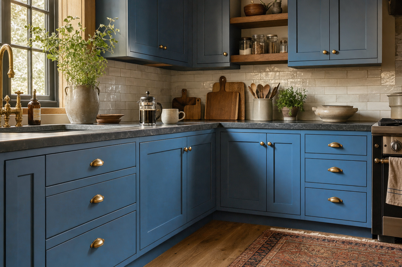 Chicago by Benjamin Moore on cabinets