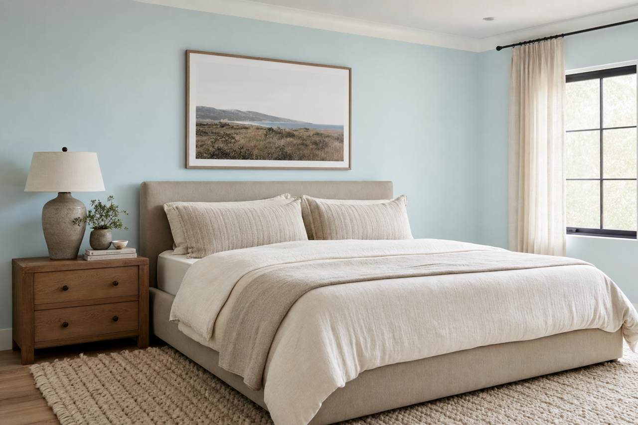 Breath of Fresh Air by Benjamin Moore on interiors