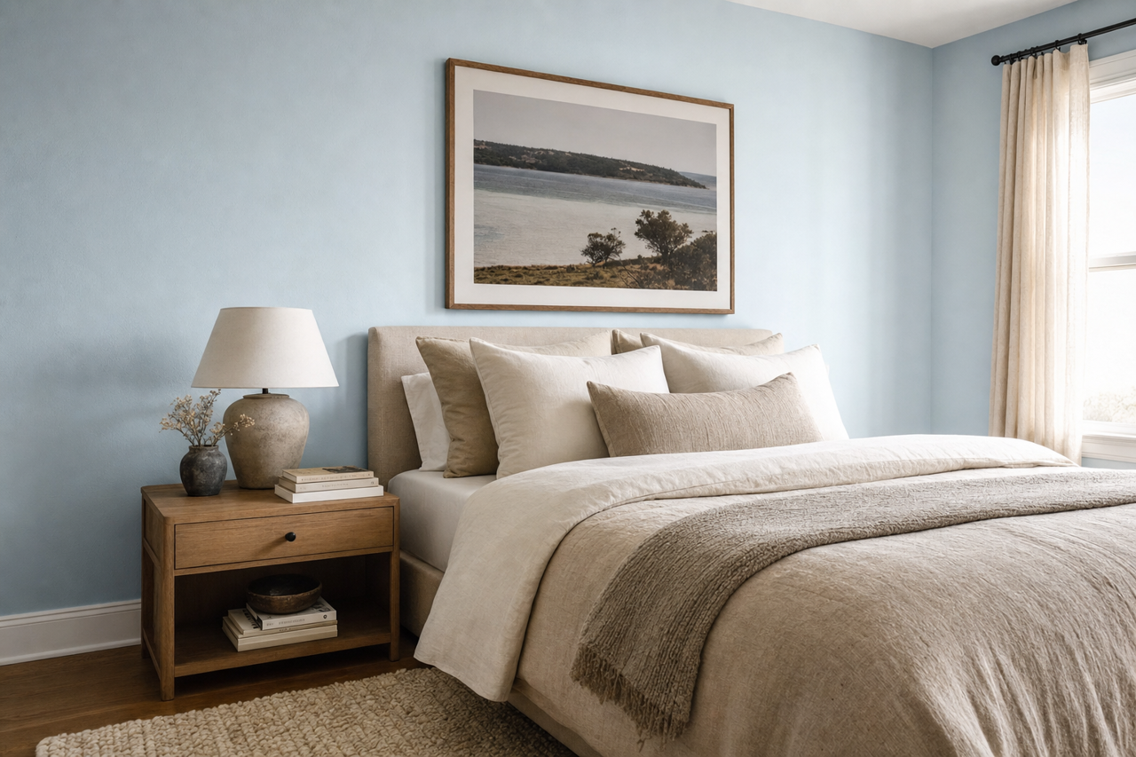 Soft by Benjamin Moore on interiors